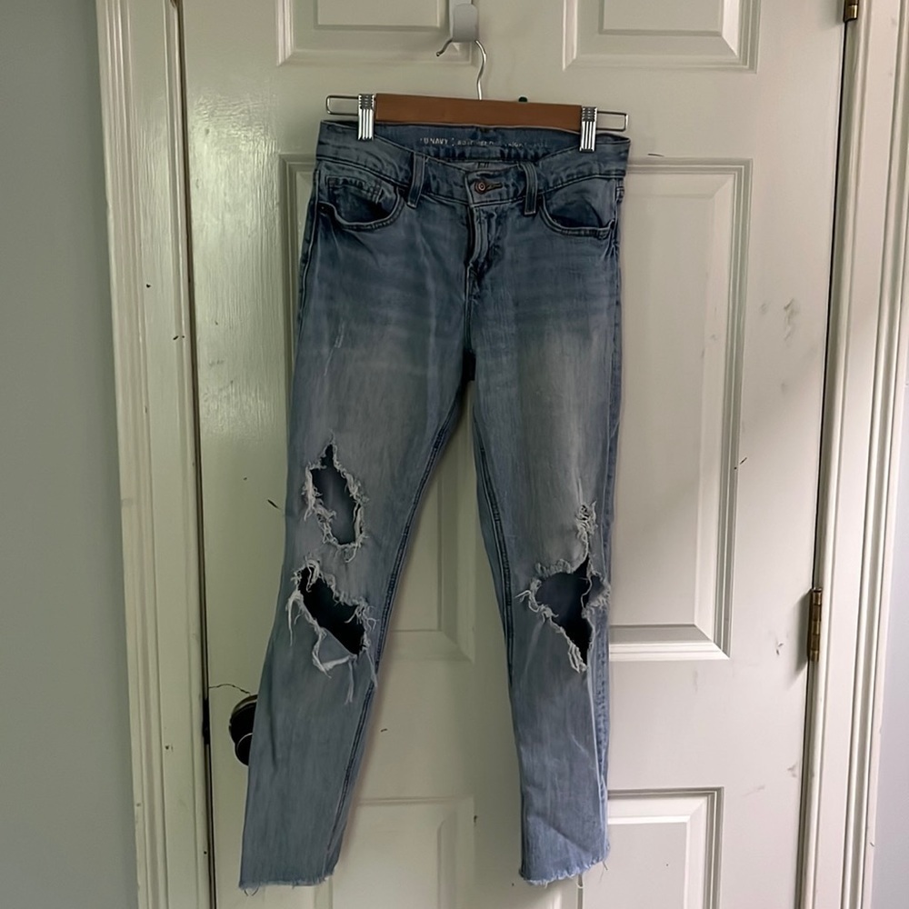 Low Rise Boyfriend Jean - Picture 1 of 3